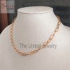 14 inch' Flat Drawn Cable Long Link Chain Handmade 925 Sterling Silver Necklace Fine Jewelry Wholesale
