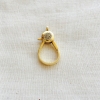 Pave Diamond Sterling Silver Clasp Lobster Lock Jewelry
