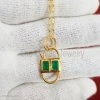 Emerald Handmade Pave Diamond Sterling Silver Padlock Jewelry, Sterling Silver Padlock Jewelry, Diamond Padlock Jewelry