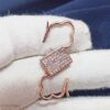 Designer Padlock Handmade 925 Sterling Silver CZ Diamond Padlock Jewelry, 925 Sterling Silver Padlock Jewelry