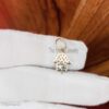 Sterling Silver Hamsa Charm Pendant, Charm Pendant, Diamond Hamsa Charms Necklace, Silver Pendant, Diamond Pendant - Image 4