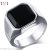 925 Sterling Silver Black Onyx Ring For Men