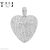 925 Sterling Silver Diamond Heart Pendant, Silver Diamond Heart Pendant, Handmade Silver Diamond Heart Pendant, Diamond Heart Pendant Jewelry