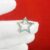 925 Silver Turquoise Gemstone Star charm Enhancer, Gemstone Star Charm Holder, Silver Multi Charm Enhancer, Link Lock, Gemstone Push Snap Lock