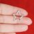 925 Silver Diamond Star charm Enhancer, Gemstone Star Charm Holder, Silver Multi Charm Enhancer, Link Lock, Diamond Star Push Snap Lock
