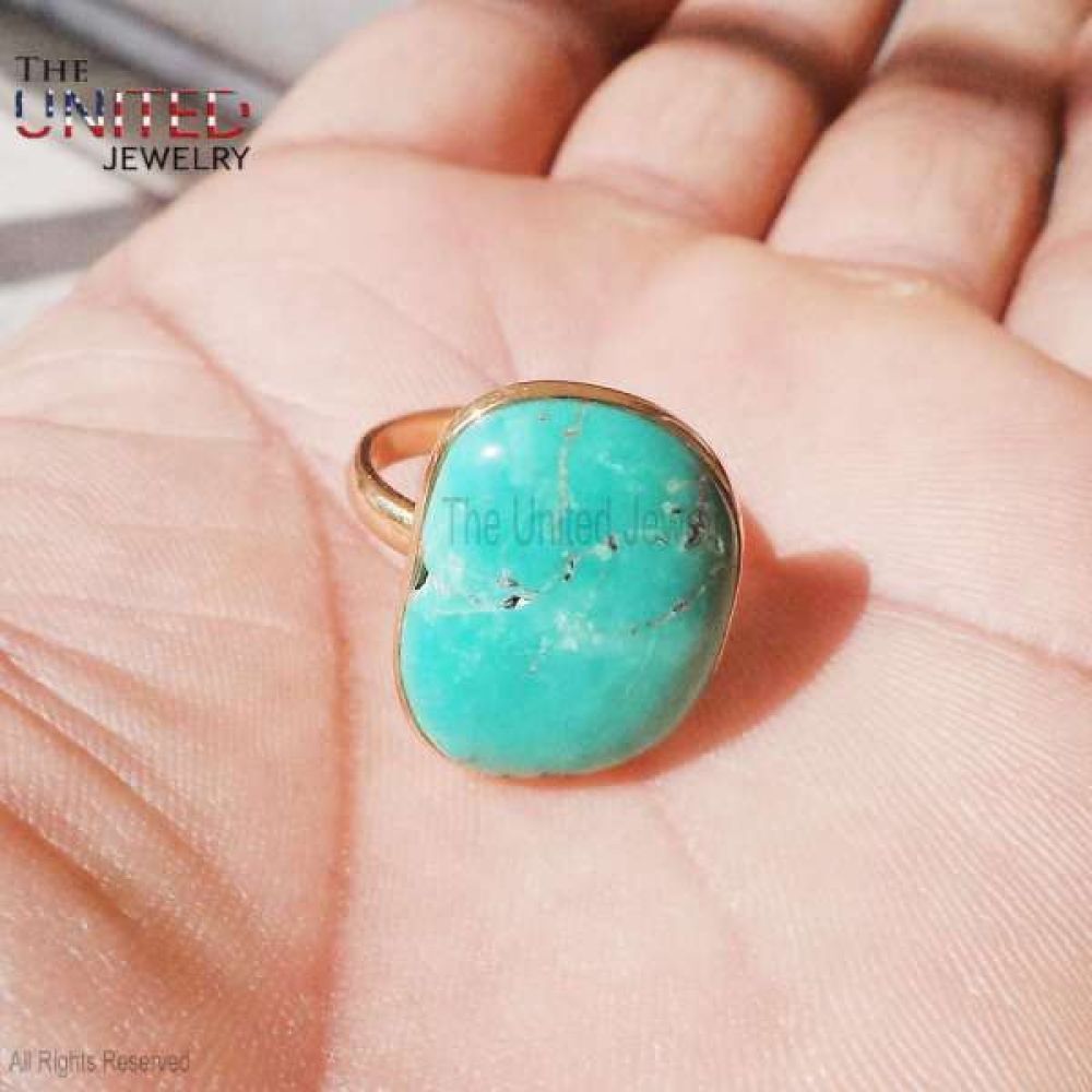 925 Sterling Silver Handmade Gemstone Ring Jewelry For Women’s