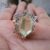 Silver Citrine Pave Diamond Designer Ring Jewelry, Handmade Sterling Silver Citrine Diamond Jewelry, 925 Sterling Silver Ring for Women’s