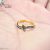 925 Sterling Silver Pave Diamond Yellow Sapphire Handmade Ring Jewelry For Women’s