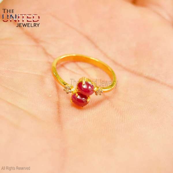 925 Sterling Silver Pave Ruby Handmade Ring Jewelry For Women’s