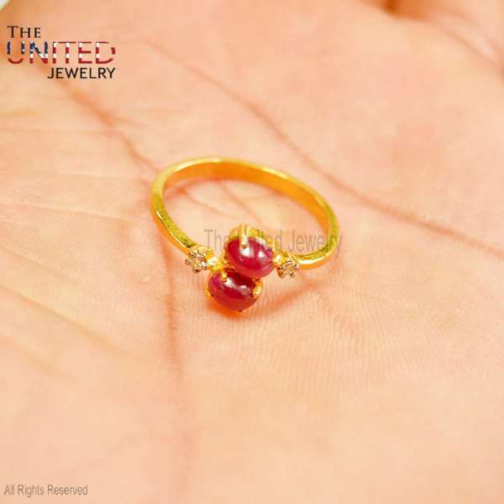 925 Sterling Silver Pave Ruby Handmade Ring Jewelry For Women’s
