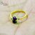 925 Sterling Silver Pave Diamond With Blue Sapphire Handmade Ring Jewelry For Women’s