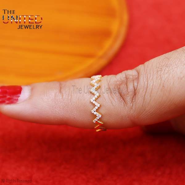 14k Yellow Gold Diamond Ring, Diamond Ring, Gold Ring, Diamond Gold Wedding Band Ring, 14k Gold Diamond Ring Jewelry