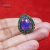 925 Sterling Silver Pave Diamond With Tanzanite And Tsavorite Designer Handmade Ring Jewelry For Women’s