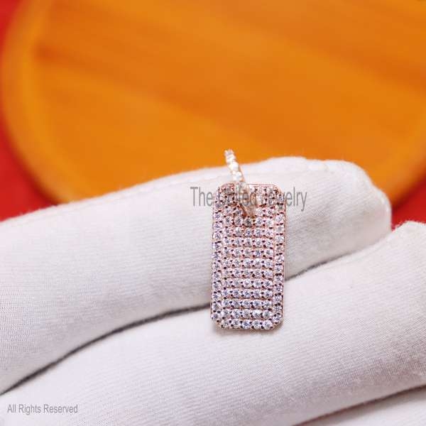 Moissanite 10k Gold Dog Tag Charms, 10k Gold Dog Tag Charms, Moissanite Pendant Charms, Handmade 10k Gold Engraving Dog tag Charm Pendant