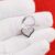 925 Sterling Silver Natural Pave Diamond Heart Shape Both Side Diamond Padlock Jewelry, Diamond Padlock, Heart padlock