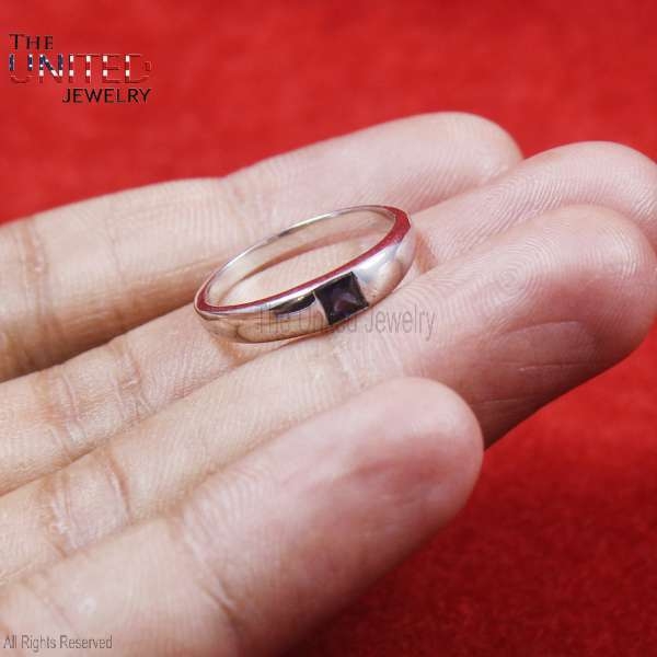 925 Sterling Silver Handmade Blue Sapphire Ring Jewelry For Women’s