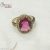 925 Sterling Silver Handmade Diamond With Ruby Ring Jewelry For Women’s