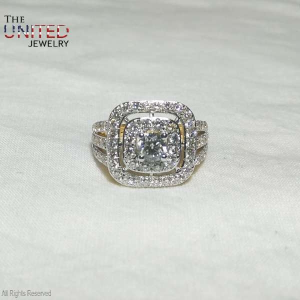 925 Sterling Silver Natural Pave Diamond Ring Jewelry For Women’s