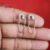 925 Sterling Silver Natural Pave Diamond Safety Pin Shape Earrings, Tiny Safety Pin Stud, Diamond Earrings Gift For Her