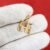 Yellow Gold Plating Pave Diamond Castle Design Charm Pendant, 925 Sterling Silver Jewelry, Sterling Silver Diamond Charms Jewelry