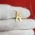 14k Gold Initial Pendant, 14k Gold Letter K Charm Pendant, Gold Letter Charm For Bracelet, Handmade Gold Letter Charm
