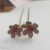 Sterling Silver Flower Diamond with Ruby Gemstone Hair Pin Jewelry, Hair Pin Lock, Silver Hair Pin Finding Jewelry
