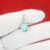 Sterling Silver Turquoise gemstone Pear Shape Charm Pendant Jewelry, Handmade Silver Pear Shape Pendant, Water Drop Charm, Handmade Charm Jewelry