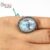 925 Sterling Silver Blue Topaz Ring Jewelry, Diamond Finger Ring, Blue Sapphire Silver Ring, Blue Topaz Women’s Ring