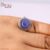 925 Sterling Silver Tanzanite Ring Jewelry, Diamond Finger Ring, Round Tanzanite silver Ring, Tanzanite Women’s Ring