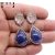 Natural Pave Diamond Sterling Silver Handmade Dangle Earrings, Silver Earrings, Diamond Silver Earrings Jewelry