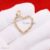 Handmade Diamond Flower Heart Pendant, Sterling Silver Diamond Flower Heart Pendant Jewelry, Flower Heart Pendant, Silver Flower Heart