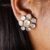 Polki Earrings Jewelry, Sterling Silver Polki Earrings Jewelry, Silver Ploki Earrings, Handmade Polki Stud Earrings, Polki Stud for Women’s