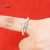 925 Sterling Silver Two Connected Bands Ring Jewelry For Women’s