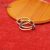 925 Sterling Silver Pave Diamond Connector With Three Bands Ring Jewelry For Women’s