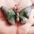 Silver Diamond Butterfly Pendant, Silver tsavorite Butterfly Pendant, Silver Butterfly Pendant, Handmade Silver Gemstone Butterfly Pendant Jewelry