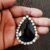 925 Sterling Silver Black Onyx Pear Shape Pendant For Women, Black Onyx Pear Shape Pendant, Silver Pear Shape Pendant, Handmade Sterling Silver Charm Pendant Jewelry