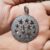 925 Sterling Silver Pave Diamond Silver Star Disc Pendant Jewelry, Silver Star Disc Pendant, Diamond Disc Star Pendant, Handmade Disc Jewelry