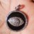 925 Sterling Silver Diamond Evil Eye Black Enamel Disc Charm Pendant, Handmade Silver Diamond Evil Eye Charm Pendant Jewelry, Pave Diamond Evil Eye Enamel Disc Charm Pendant Jewelry