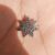 925 Sterling Silver Black Spinel Star Charm Pendant, Black Spinel Star Pendant, Handmade Sterling Silver Pave Black Spinel Charm Jewelry