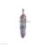 Silver Multisapphire Leaf Charm Pendant Handmade Jewelry, Multisapphire Leaf Charm, Handmade Silver Multisapphire Leaf Charm Pendant Jewelry