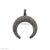 Silver Diamond Horse Shoe Charm Pendant, Diamond Horse Shoe Charm, Silver Diamond Horse Shoe Pendant, Handmade Silver Diamond Diamond Horse Shoe Charm Pendant Jewelry