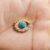 Turquoise Evil Eye Baguette Pendant, Silver Pave Diamond Evil Eye Pendant Jewelry, Evil Eye Necklace For Women’s