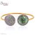 Pave Diamond With Gemstone Handmade Silver Cuff Bangle, Designer Handmade Cuff Bangle, 925 Sterling Silver Women’s Cuff Bangle Jewelry