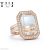 925 Sterling Silver Pave Diamond Women Ring, Handmade Silver Diamond Gemstone Engagement Ring Jewelry For Women’s