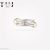 925 Silver Connector Ring, Interlocking Ring, Connector Ring, Stacking Linked Ring, Connected Ring, Multi link Band Ring